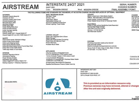 2021 Airstream Interstate 24GT — photo 2