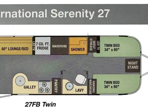 2018 Airstream International Serenity twin — photo 4