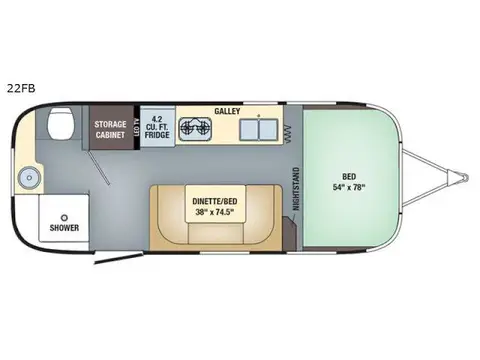 2019 Airstream Bambi Sport 22FB — photo 3